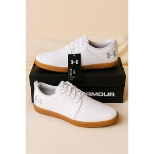 Under Armour UA Street Encounter White Gum Sole Sneakers‎ Men's Size 12 NIB